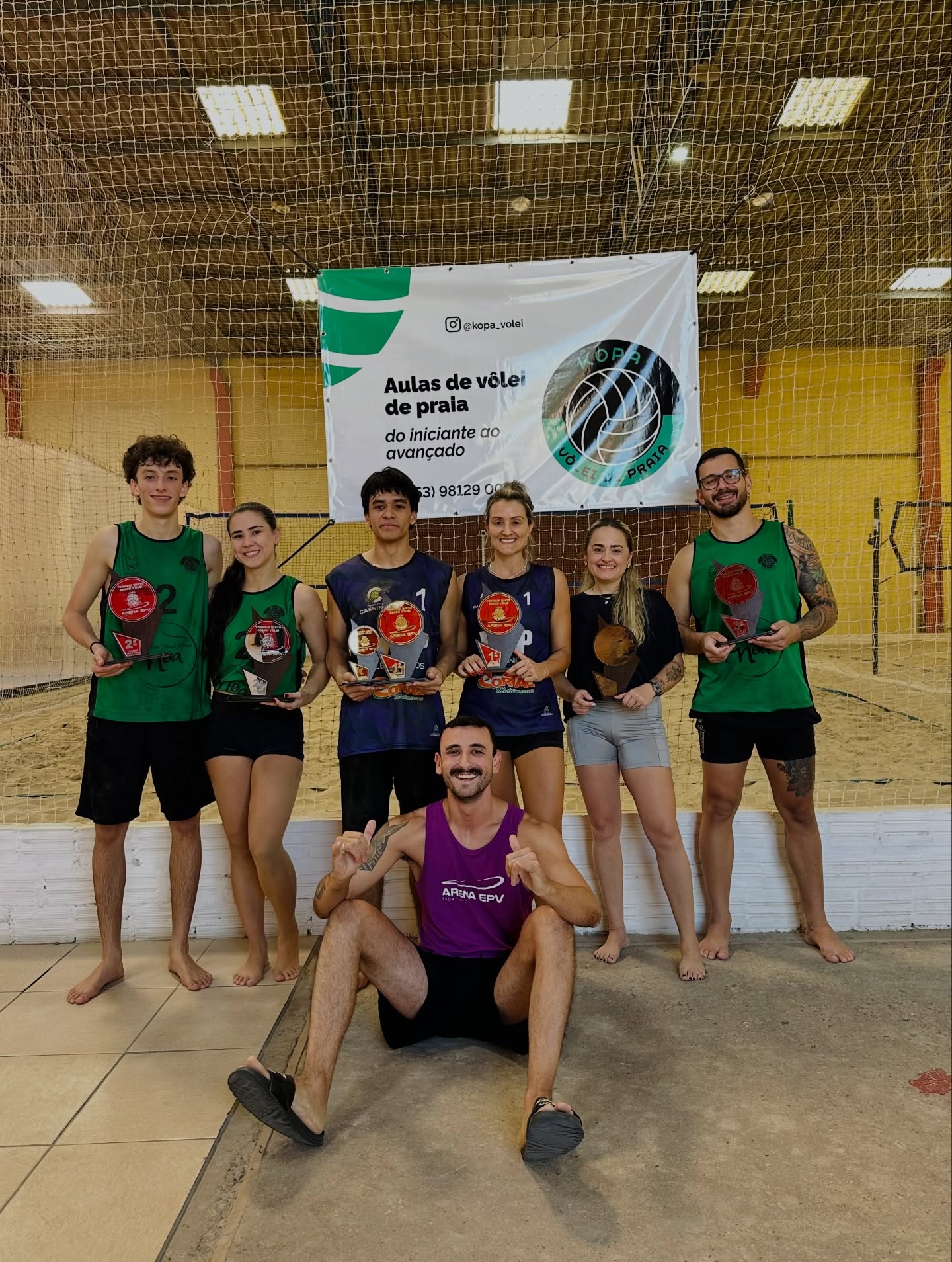 Pódio Torneio Misto